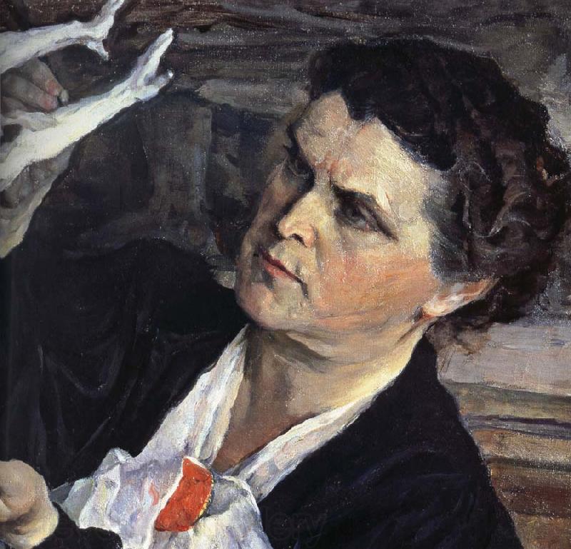 Nesterov Nikolai Stepanovich The Sculptor of portrait Norge oil painting art